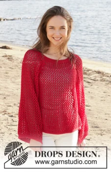 240-26 Red Mistery by DROPS Design