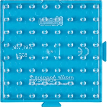 Hama Maxi stiftplade, transparent - Lille firkant 8224