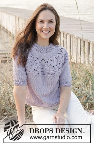 241-32 Hope Bay Top by DROPS Design