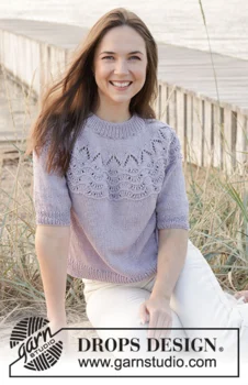 241-32 Hope Bay Top by DROPS Design