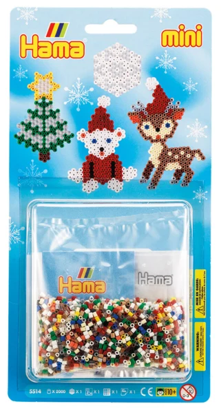 Hama Mini Blisterpakke Jul, Lille