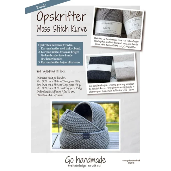99760 Moss Stitch kurve - Runde
