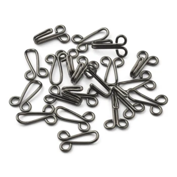 LindeHobby Hægter, Sort, 12 x 32 mm, 10 sæt