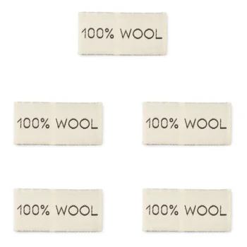 LindeHobby 100% Wool, Label (4 cm x 2 cm), 5 stk