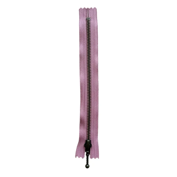 YKK Fast Lynlås Antik Messing 6 mm 20 cm