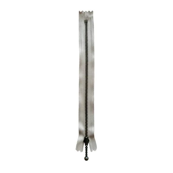 YKK Fast Lynlås Antik Messing 4 mm 20 cm