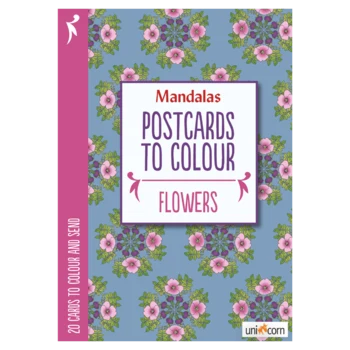 Mandalas Postcards to Colour - FLOWERS