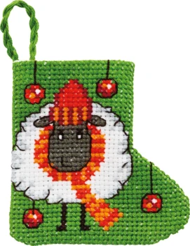 Broderikit Fåret 7 x 7 cm