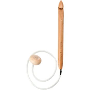 ChiaoGoo Tunesisk Hæklenål Wood Bambus, Fleksibel (60 cm)