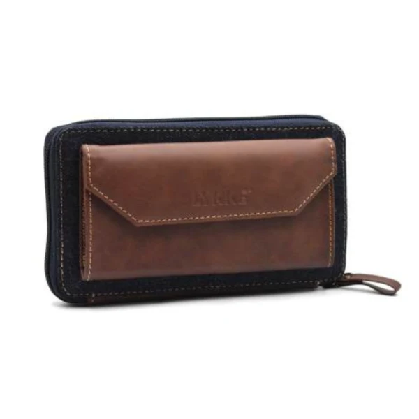 LYKKE Oxford Etui til Udskiftbare Rundpinde, 9 cm Chokolade