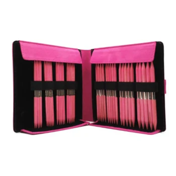 LYKKE Strømpepindesæt Blush, Fuchsia, 15 cm (4.00-9.00 mm)