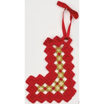 Julehardanger Rød 9x9cm