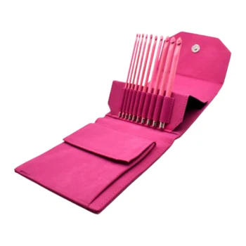 LYKKE Hæklenålesæt Blush, Fuchsia, 15 cm