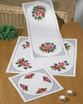 Broderikit Cosmos 33x33 cm