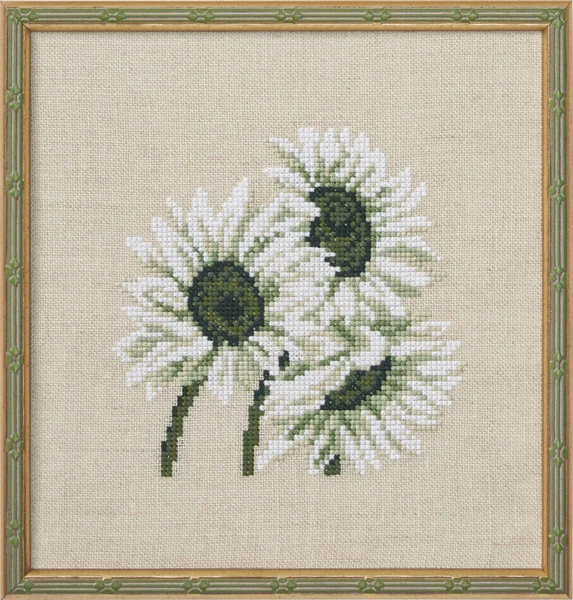 Broderikit Solsikke 18 x 19 cm
