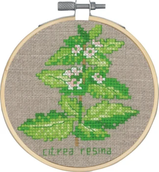 Broderikit Citronmelisse m 5810/10 10 Ø