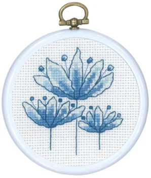 Broderikit Blå Tulipan 8 Ø