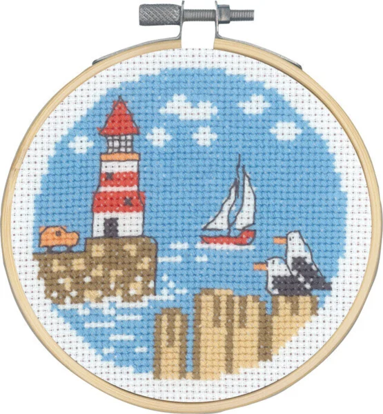 Broderikit Fyrtårn/bil m/5810/10 10Ø