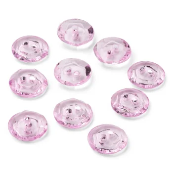 LindeHobby Krystalknapper, Lilla, 12 mm, 10 stk
