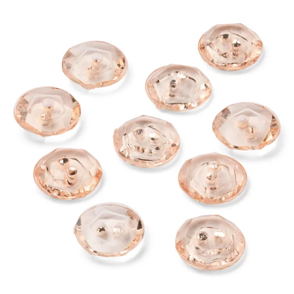 LindeHobby Krystalknapper, Karamel, 12 mm, 10 stk