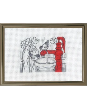 Broderikit Vandpost R5794 10 x 15 cm