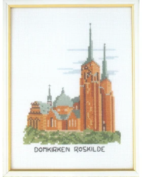Broderikit Roskilde domkirke 15 x 20 cm 5611