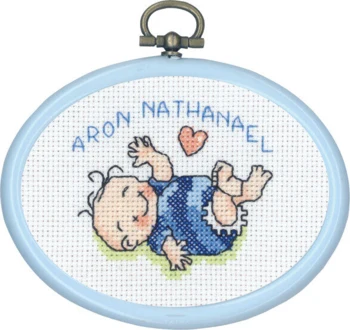 Broderikit Aron 3 m/R5961/03 7 x 9 cm