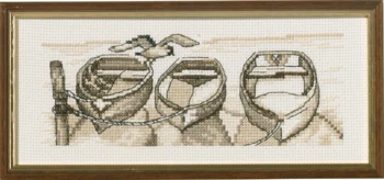 Broderikit Både R5619 22 x 9 cm