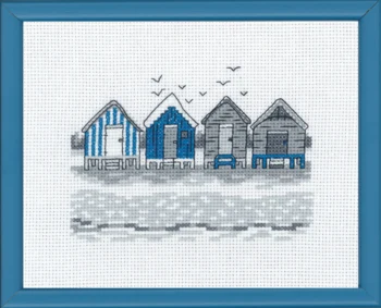 Broderikit Badehuse R5741 14 x 18 cm