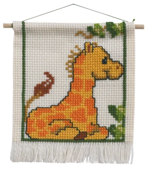 Broderikit MFK Giraf 16 x 18 cm m/5119/18