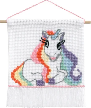 Broderikit MFK Enhjørning M 5119/18 16 x 18 cm