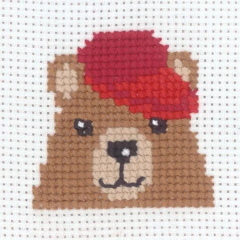 Broderikit Bjørn 8 x 8 cm