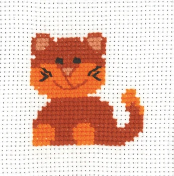Broderikit MFK Kat 8 x 8 cm