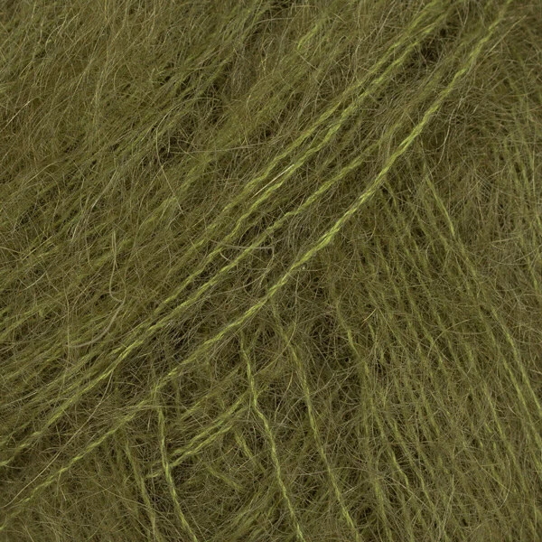 DROPS Kid-Silk 66 Mørk oliven