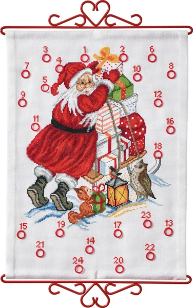 Broderikit Julemand & gaver B5125/32 32 x 44 cm