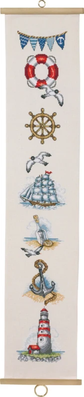 Broderikit Maritim B5159/18 klokkestreng 18 x 90 cm