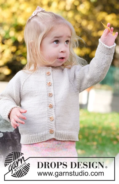 49-14 Gentle Day Cardigan by DROPS Design