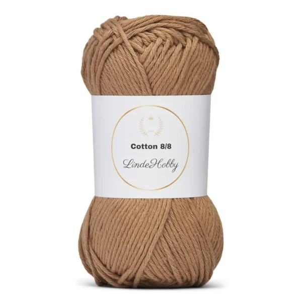 LindeHobby Cotton 8/8 - Natural Harmony, 10 ngl 029 Cammello