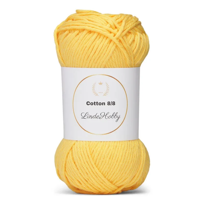 LindeHobby Cotton 8/8 - Autumn Glow, 10 ngl 039 Limone