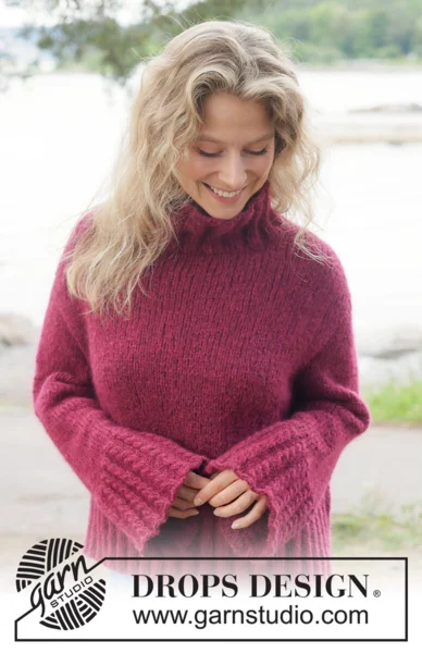 264-22 Cherry Hill Sweater by DROPS Design