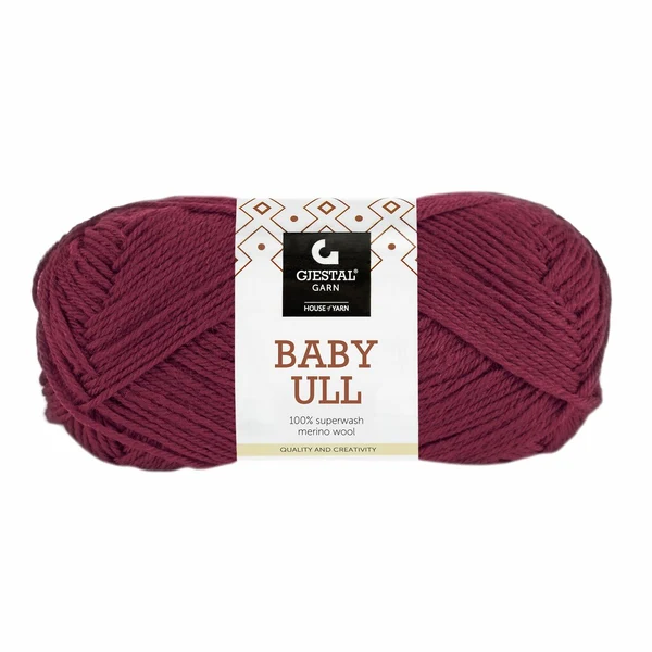 Gjestal Baby Ull 8562 Bordeaux