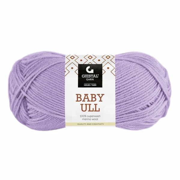Gjestal Baby Ull 8532 Lys lavendel