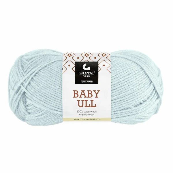 Gjestal Baby Ull 8558 Lyseblå