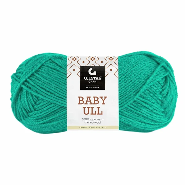 Gjestal Baby Ull 8553 Tropisk blå