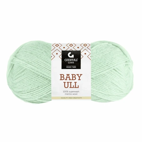 Gjestal Baby Ull 8537 Mintgrøn