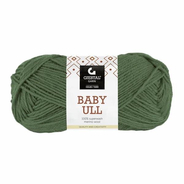 Gjestal Baby Ull 8563 Armygrøn