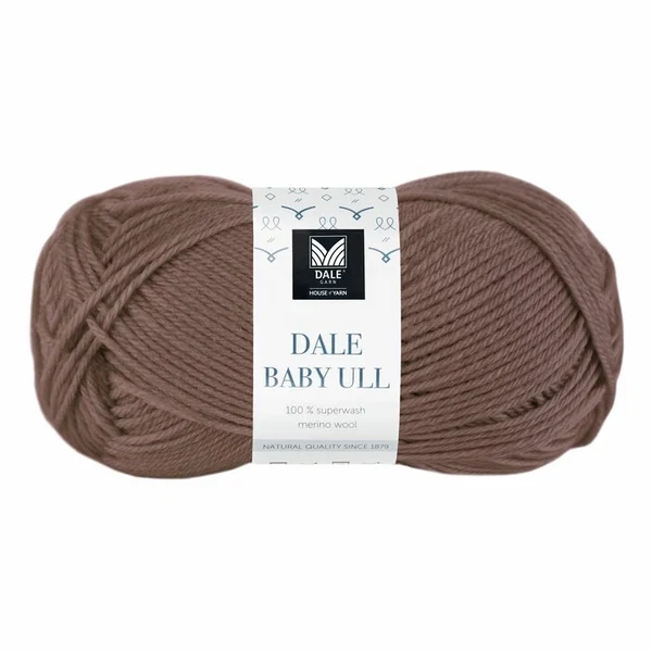 Gjestal Baby Ull 8555 Brun