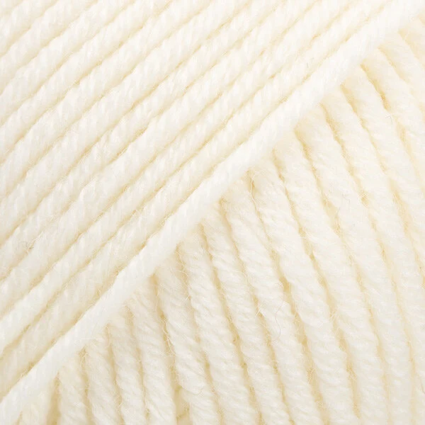 DROPS Merino Extra Fine 01 Natur (Uni Colour)