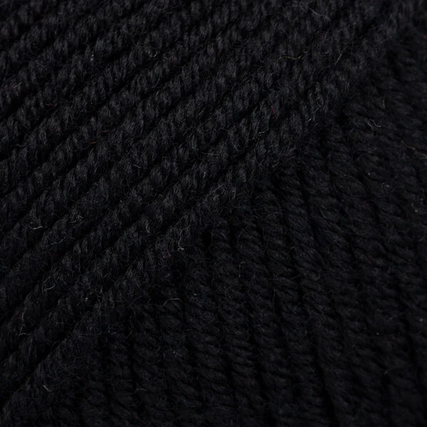 DROPS Merino Extra Fine 02 Sort (Uni Colour)