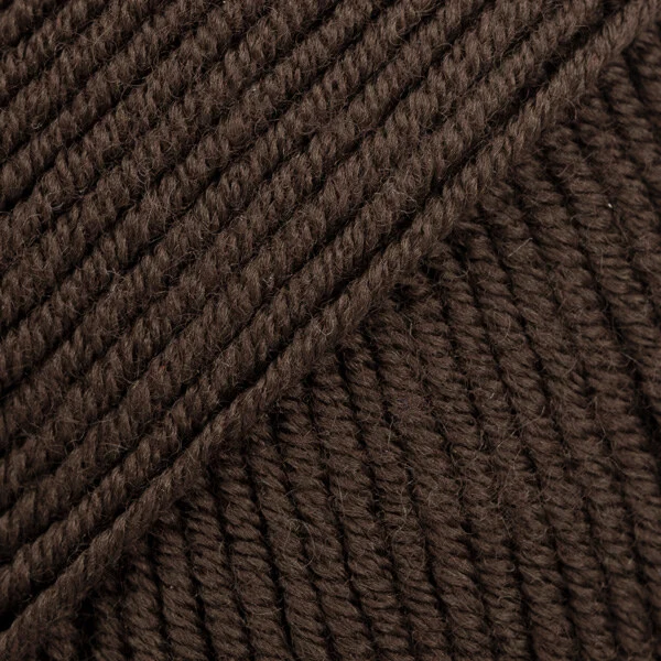 DROPS Merino Extra Fine 09 Mørkebrun (Uni Colour)